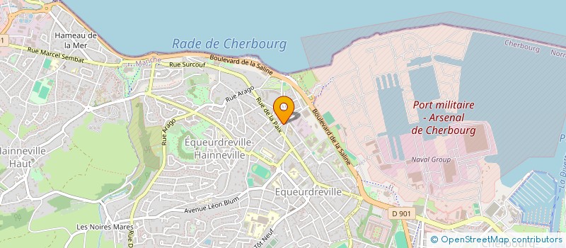 localisation de l'entreprise SCI LTB à CHERBOURG-EN-COTENTIN
