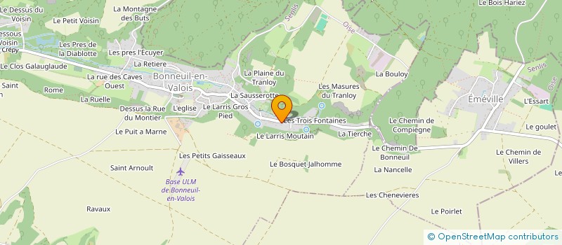 localisation de l'entreprise SCI LTB  BONNEUIL-EN-VALOIS