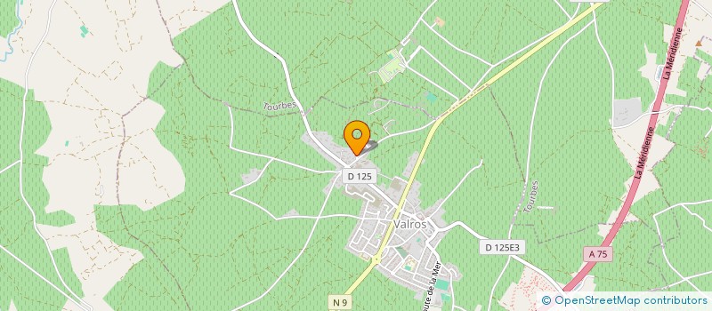 localisation de l'entreprise SCI LTB  VALROS