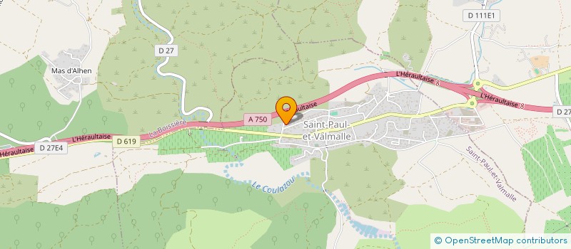 localisation de l'entreprise SCI LTBA  MONTARNAUD