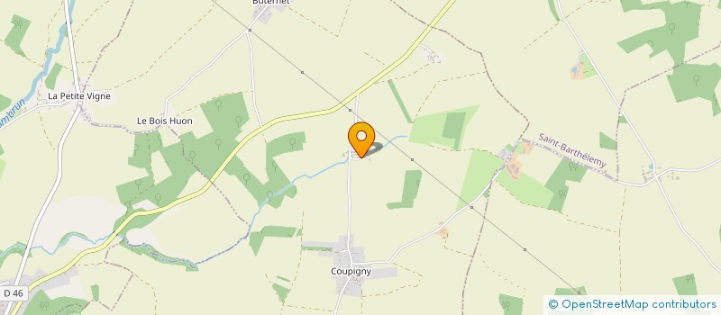 localisation de l'entreprise SCI LTC LES PONTCEAUX  SAINT-MARTIN-DES-CHAMPS