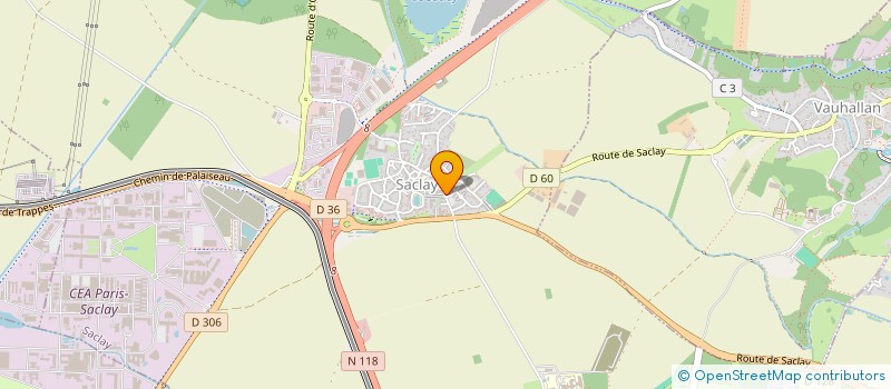 localisation de l'entreprise SCI LTCSF91  SACLAY