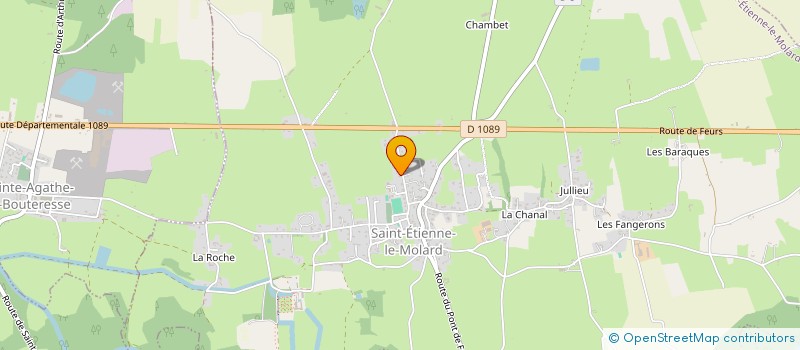 localisation de l'entreprise SCI LTD HABITAT  SAINT-ETIENNE-LE-MOLARD