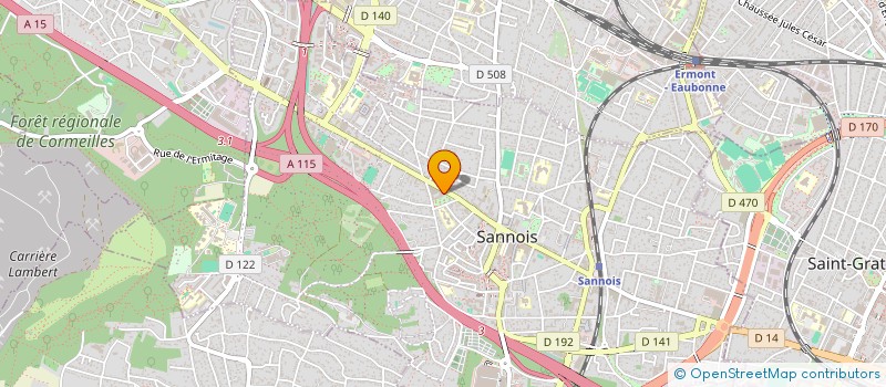 localisation de l'entreprise SCI LTFL  SANNOIS