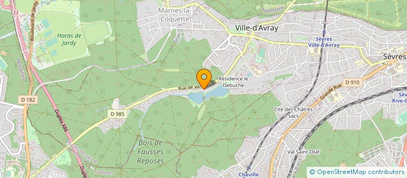 localisation de l'entreprise SCI LTGI  VILLE-D'AVRAY