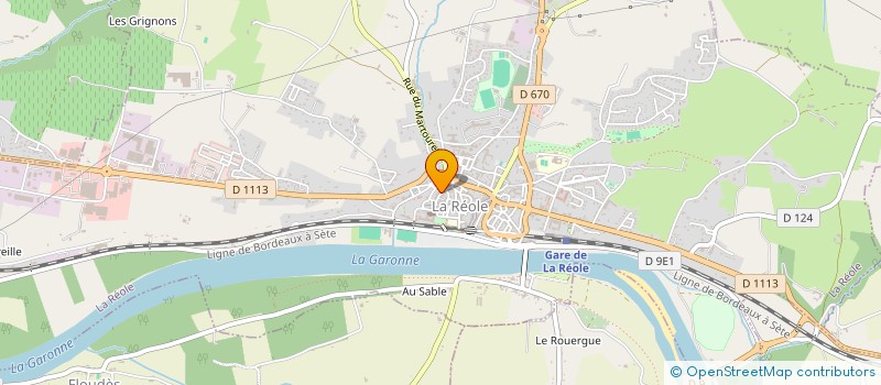 localisation de l'entreprise SCI LTH  LA REOLE