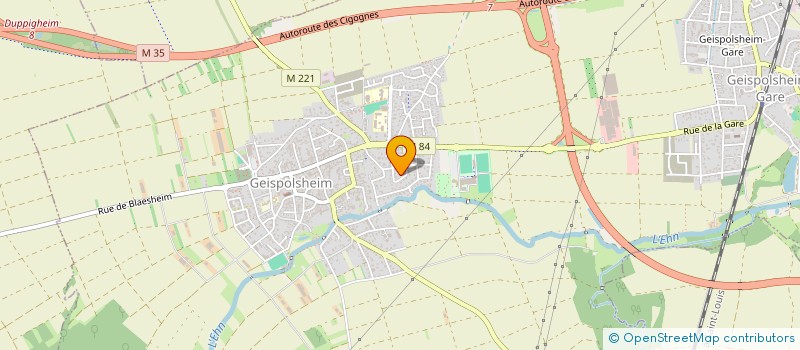 localisation de l'entreprise SCI LTH  GEISPOLSHEIM