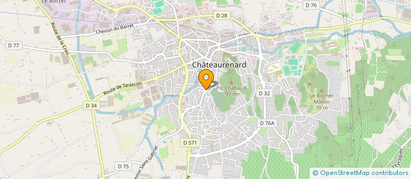 localisation de l'entreprise SCI LTH à CHATEAURENARD