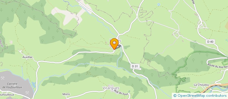 localisation de l'entreprise SCI LTJA à VIRARGUES