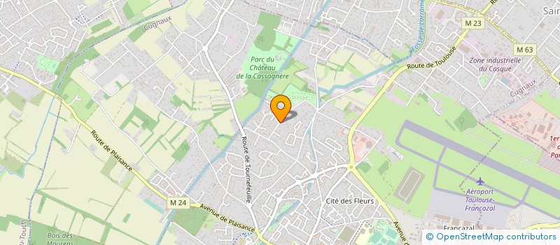 localisation de l'entreprise SCI LTL  CUGNAUX