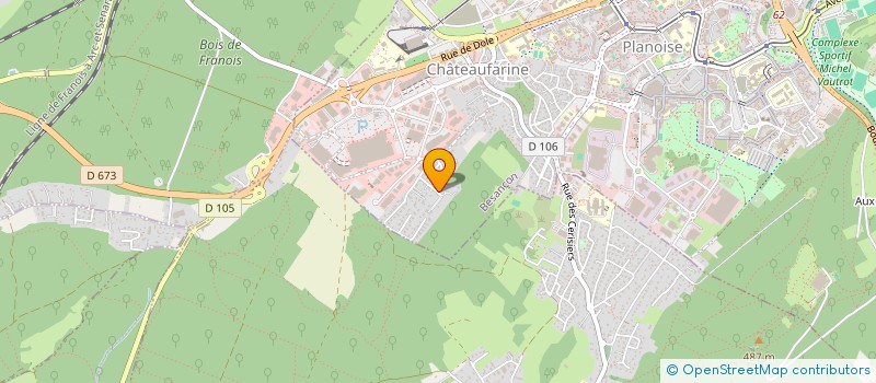 localisation de l'entreprise SCI LTM  BESANCON