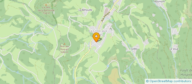 localisation de l'entreprise SCI LTM  LA CROIX-AUX-MINES