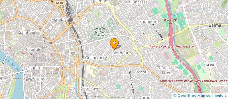localisation de l'entreprise SCI LTM à TOULOUSE