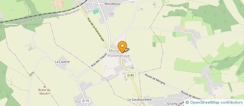 localisation de l'entreprise SCI LTM  MORGNY-LA-POMMERAYE