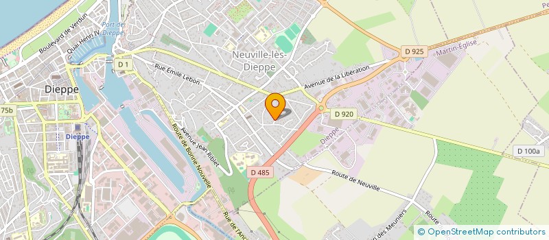 localisation de l'entreprise SCI LTMG BON REPOS  DIEPPE