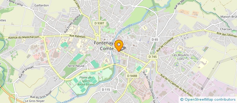 localisation de l'entreprise SCI LTMGZ  FONTENAY-LE-COMTE