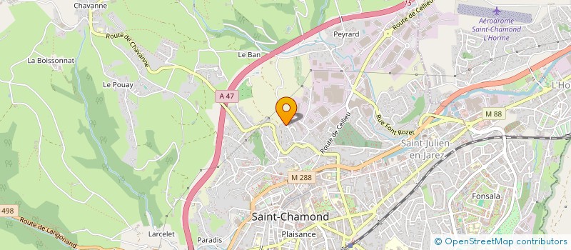 localisation de l'entreprise SCI LTMP  SAINT-CHAMOND
