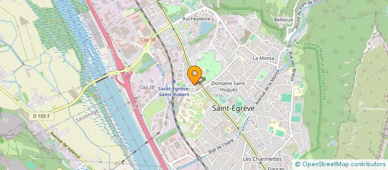 localisation de l'entreprise SCI LTODA  SAINT-EGREVE