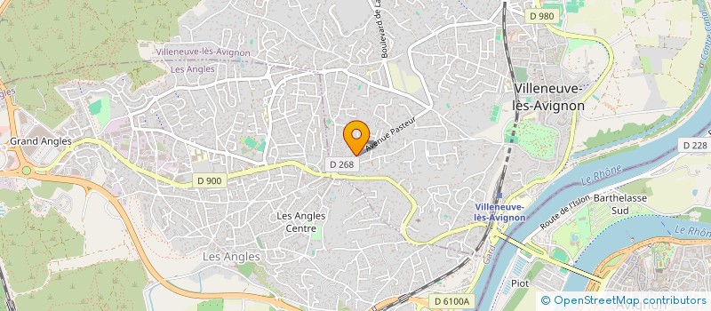 localisation de l'entreprise SCI LTR  VILLENEUVE-LES-AVIGNON