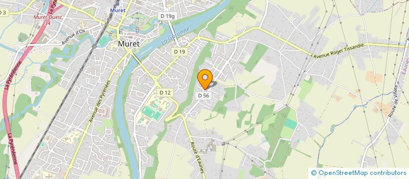 localisation de l'entreprise SCI LTSL  MURET