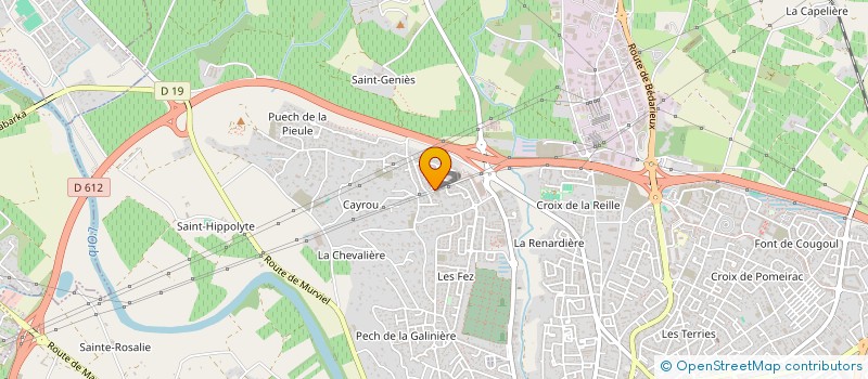 localisation de l'entreprise SCI LTTM  BEZIERS