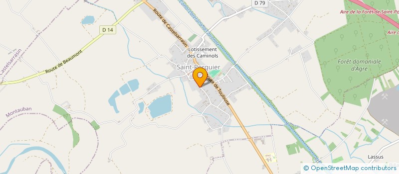 localisation de l'entreprise SCI LTVS  SAINT-PORQUIER