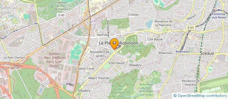 localisation de l'entreprise SCI LU & FILS à LE PLESSIS-ROBINSON