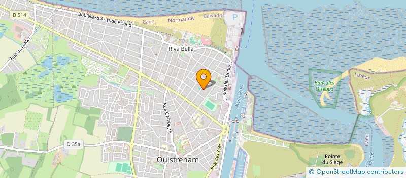 localisation de l'entreprise SCI LU-FLO  OUISTREHAM