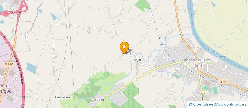 localisation de l'entreprise SCI LU HABITAT  LABASTIDE-SAINT-PIERRE