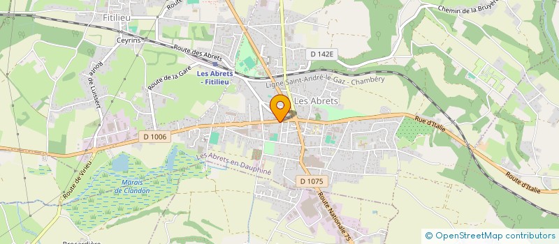 localisation de l'entreprise SCI  LU . KA  LES ABRETS-EN-DAUPHINE