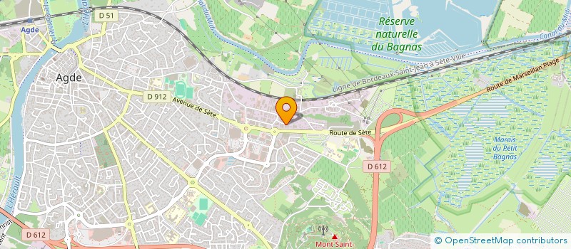 localisation de l'entreprise SCI LU-RO-MA  AGDE