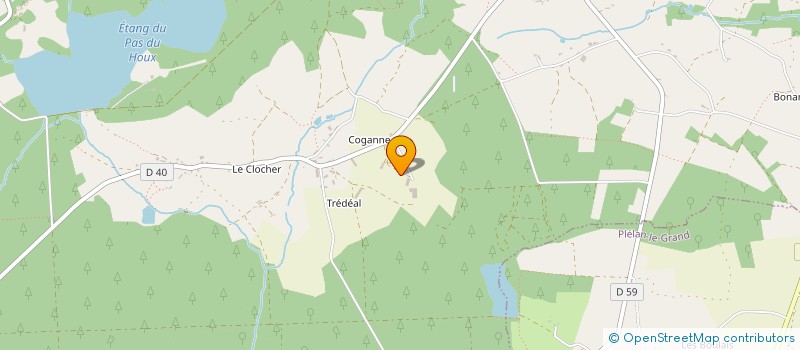 localisation de l'entreprise SCI LUAGA  PAIMPONT