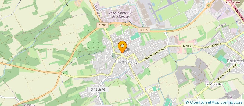 localisation de l'entreprise SCI LUAN  HESINGUE