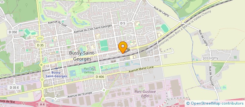 localisation de l'entreprise SCI LUANGSANA  MAGNY-LE-HONGRE