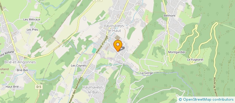 localisation de l'entreprise SCI LUAS  VAULNAVEYS-LE-HAUT