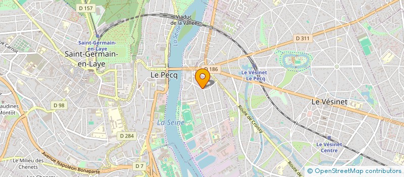 localisation de l'entreprise SCI LUAURY  LE PECQ