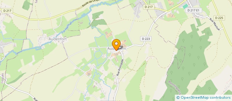 localisation de l'entreprise SCI LUBA  AUDREHEM