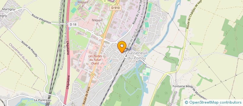 localisation de l'entreprise SCI LUBALA  CHASSENEUIL-DU-POITOU