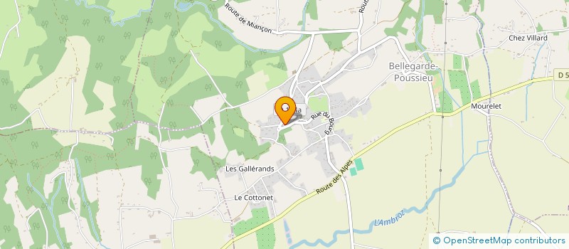 localisation de l'entreprise SCI LUBANA  JARCIEU