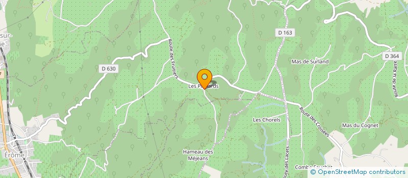 localisation de l'entreprise SCI LUBAQUE  EROME