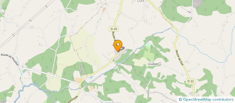 localisation de l'entreprise SCI LUBERIAGA  BENESSE-LES-DAX