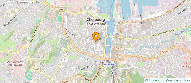 localisation de l'entreprise SCI LUBERON à CHERBOURG-EN-COTENTIN
