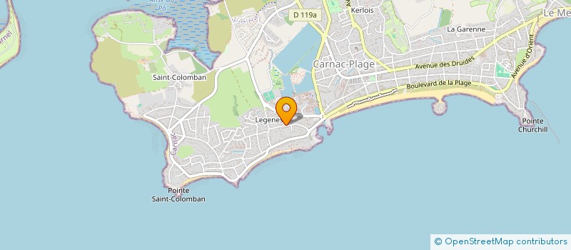 localisation de l'entreprise SCI LUBERT PHILIBERT  CARNAC