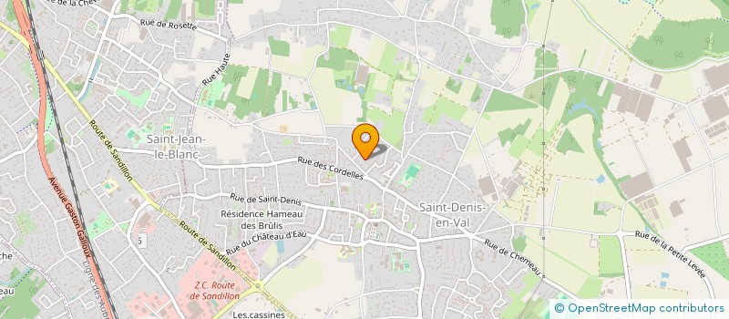 localisation de l'entreprise SCI LUBIN  SAINT-DENIS-EN-VAL