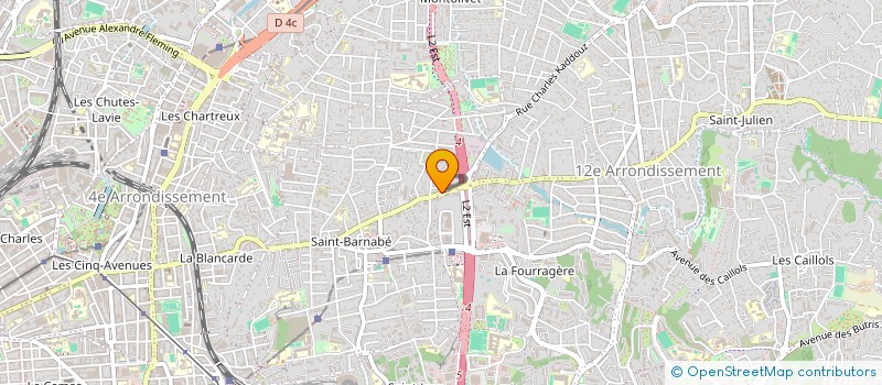 localisation de l'entreprise SCI LUBO à MARSEILLE