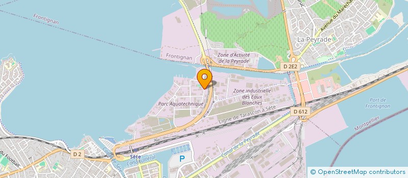 localisation de l'entreprise SCI LUBRANO  SETE