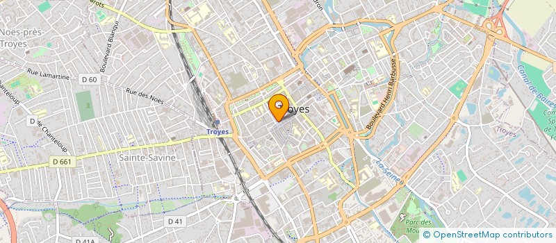 localisation de l'entreprise SCI LUBY à TROYES
