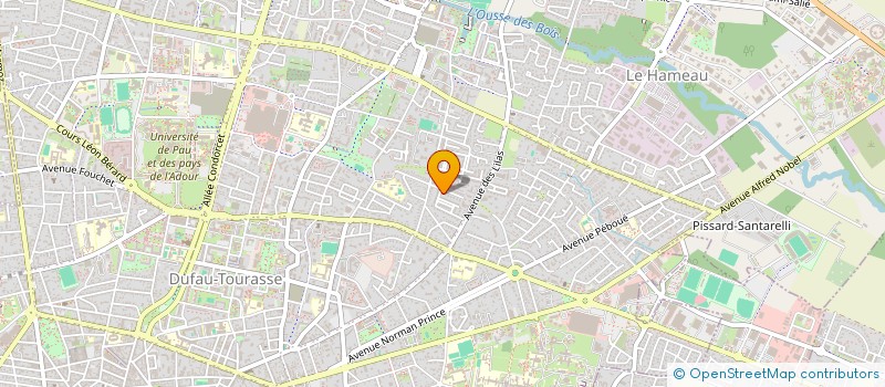 localisation de l'entreprise SCI LUC à PAU