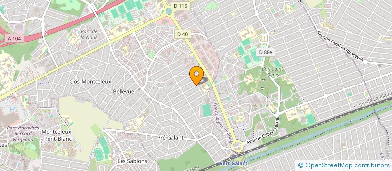 localisation de l'entreprise SCI LUC à VILLEPINTE