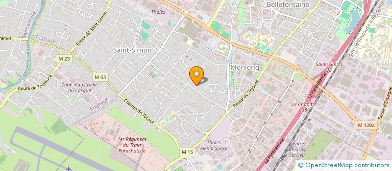 localisation de l'entreprise SCI LUC à TOULOUSE